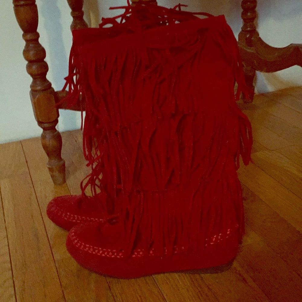 Red boots